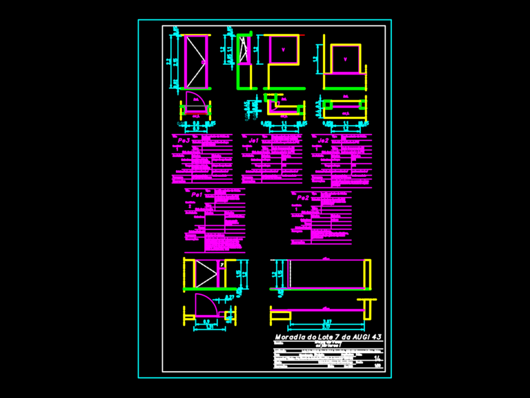 CAD elevation and plan view of an exterior gate showing dimensions, integrated mailbox, and house number.