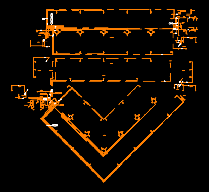 1st Floor Lighting Layout and Circuit Plan