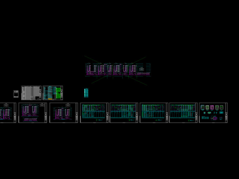 Electrical design layout for a laboratory substation featuring technical notes, legend, and grounding specifications.