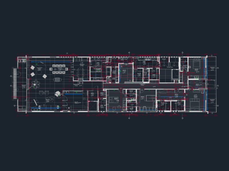 Detailed Luxury Apartment Floor Plan with Furniture Layout DWG
