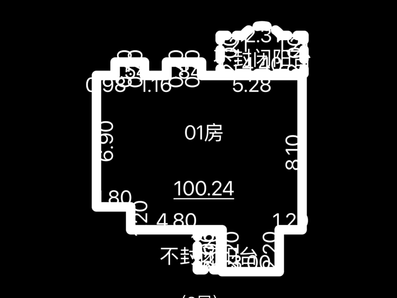 8th Floor Room 01 Plan