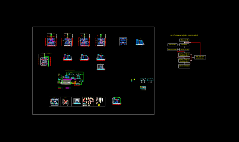 5000m3/day water treatment layout