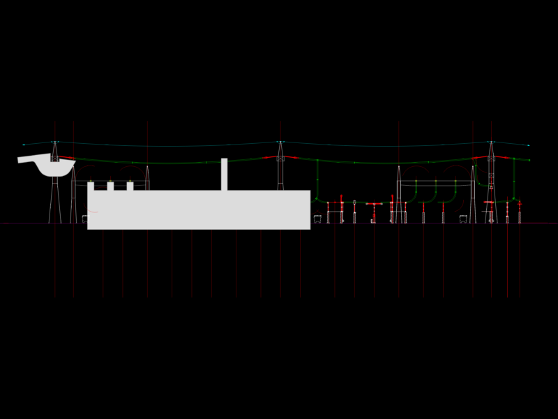 440kV Substation Section View