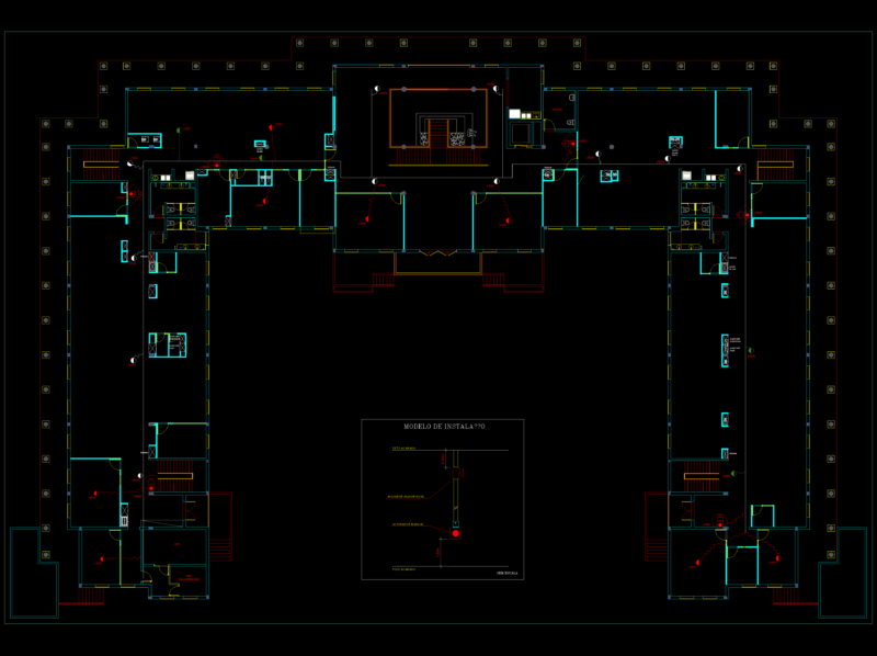 Fire Alarm System Layout and Installation Details for Office Retrofit