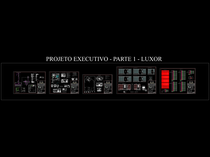 Luxor Residence Electrical Plans