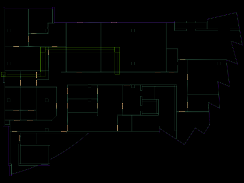 7th Floor Smoke Exhaust and HVAC Duct Plan