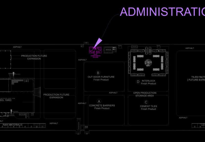 Administration building for Al Kharj factory branch