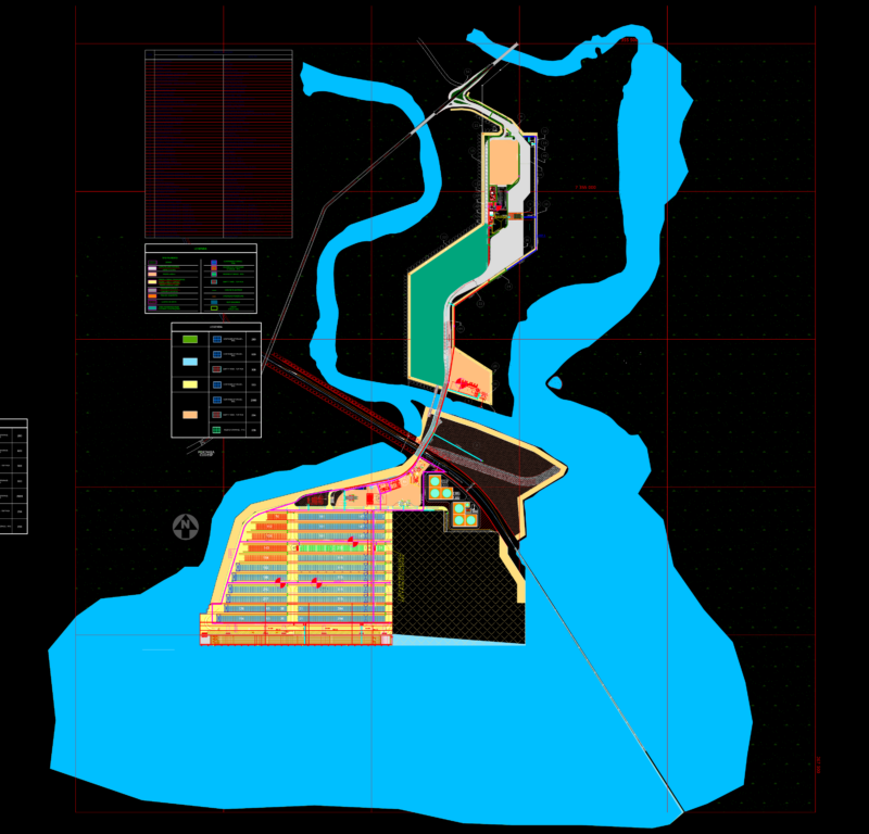 Layout Plan for a Container Terminal in Santos Estuary Brazil