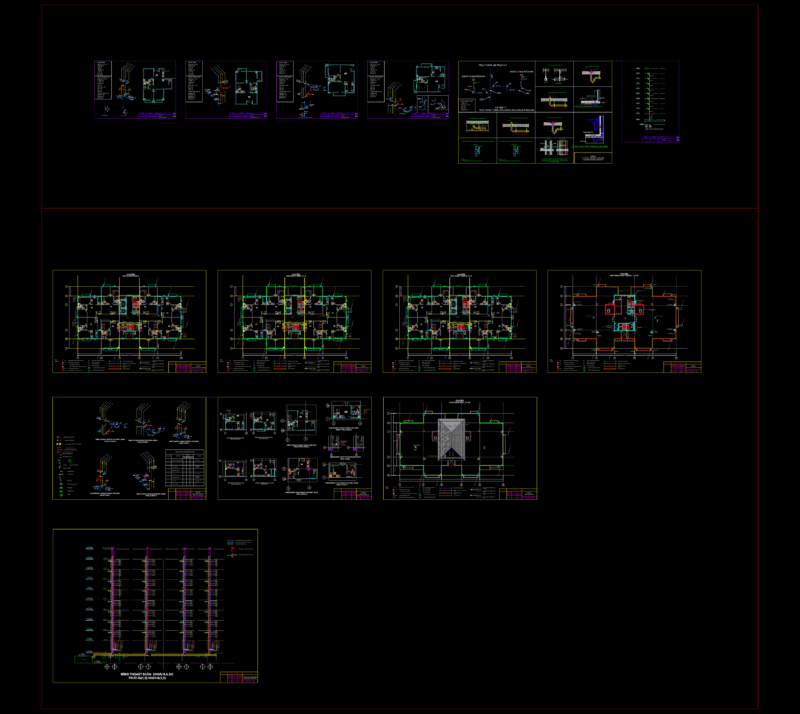 Plumbing and Drainage System for Apartment Block 9A