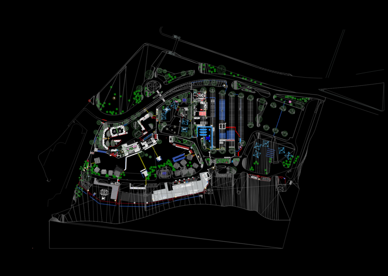 Ohana Festival 2021 Site Plan Layout with Stages and Vendors