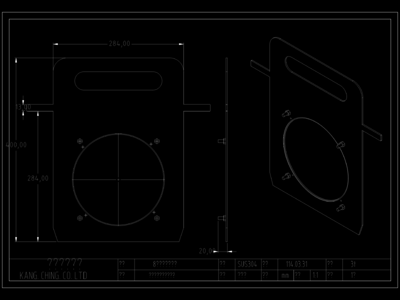 8-inch Wafer Plating Rack