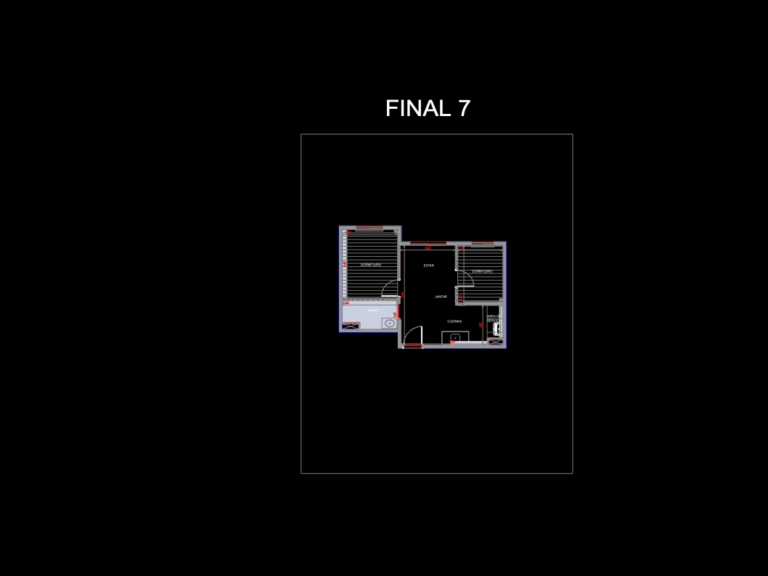 Floor plan of a 34.37m² smart apartment including bedroom, bathroom, and living areas.