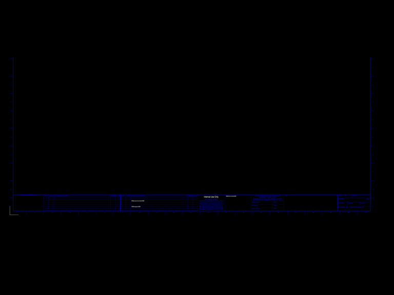 Horizontal Arch E1 drawing border and title block with revision table and project attribute fields.