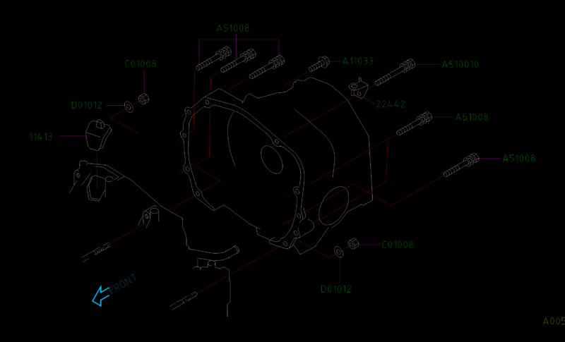 Transmission Housing Exploded View CAD Detail