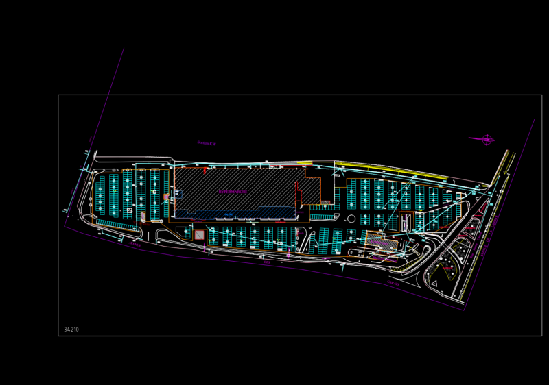Hypermarket Site Layout