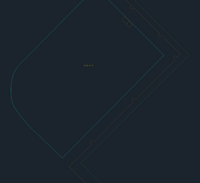 CAD site utility plan for an elementary school showing sewer, drainage, gas, and water lines.