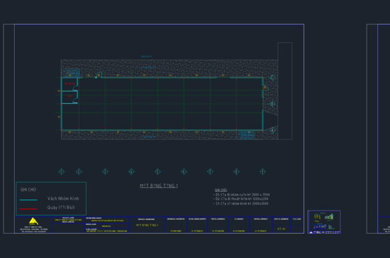2D ground floor plan CAD drawing of the Eva warehouse featuring storage zones, office areas, and column grid lines.