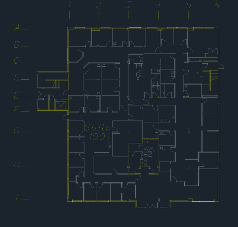 Suite 100 Office Layout