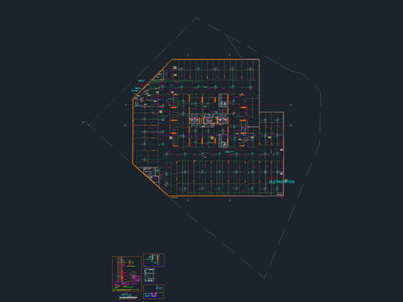 2nd Basement Electrical Plan DWG