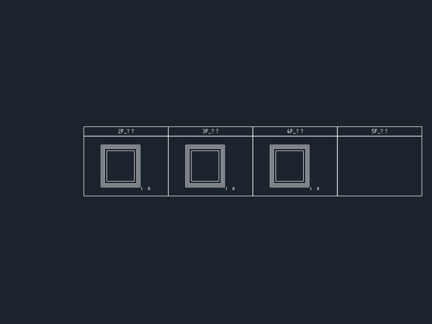 CAD floor plan and structural sections for a commercial mezzanine using 50x100 square pipe framing.