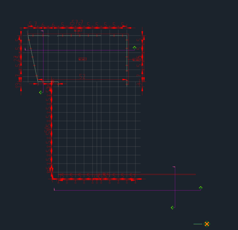 80m Warehouse Roof and Floor Plans