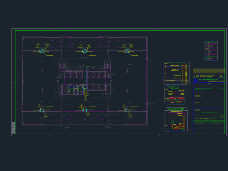 Sewage and rainwater layout plumbing plan for a jirau level including vent and drain details.