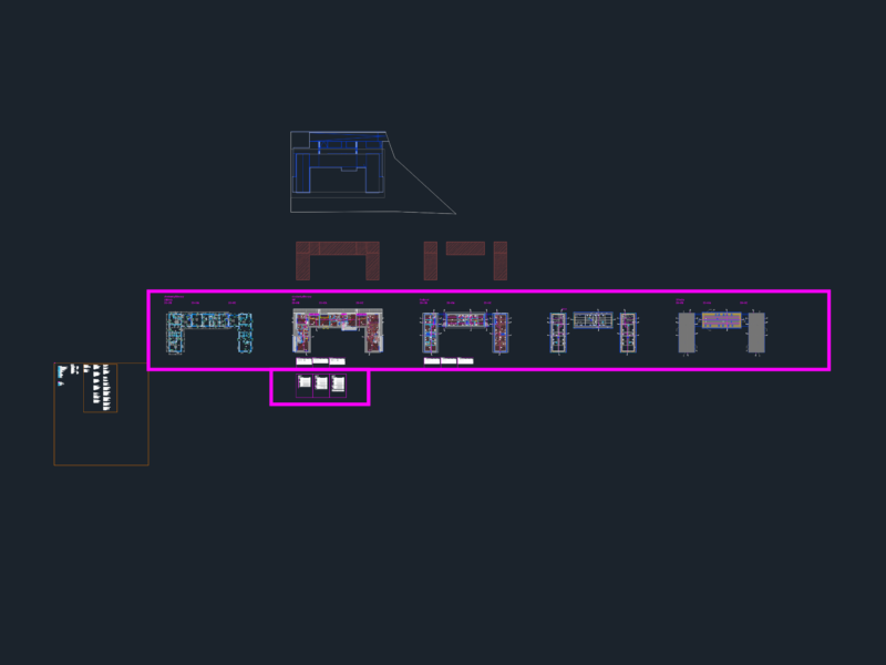 Residential house plans DWG