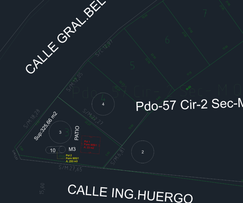 Cadastral Survey for Plot 3, Block 20A – Pdo-57 Cir-2 Sec-M
