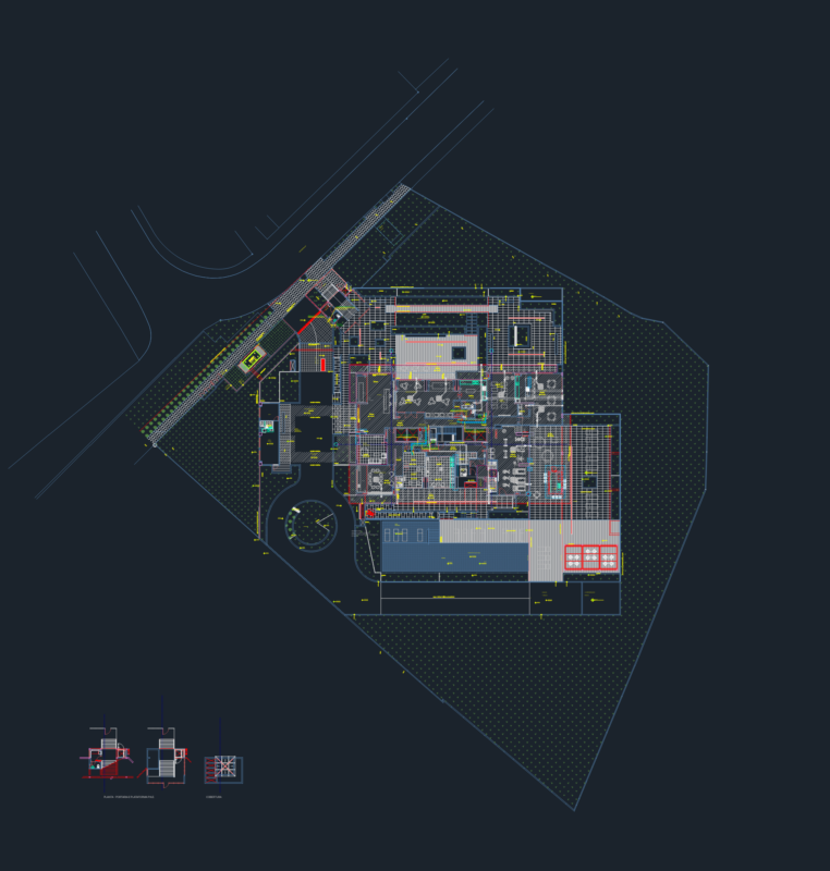 Electrical implementation site plan DWG