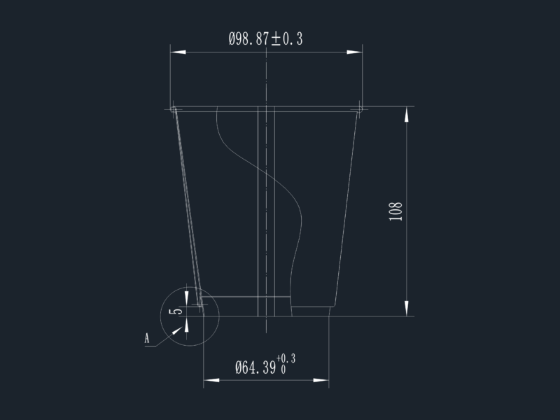 60g paper cup dwg