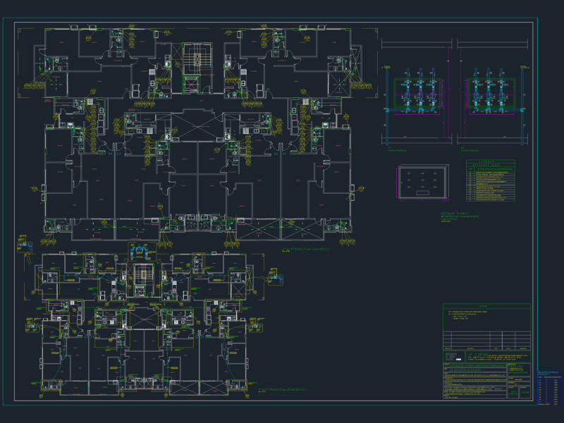 Residential Plumbing Sanitary Layout