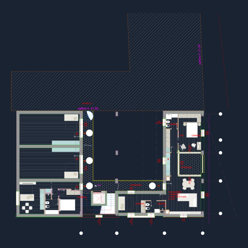 Two bedroom apartment layout