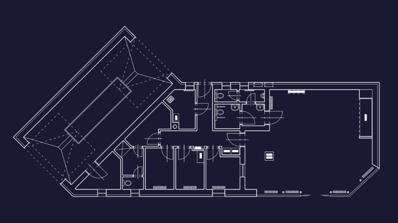 Building floor plan survey