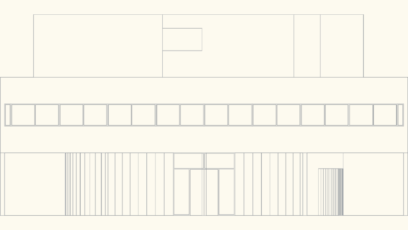 Villa Savoye front elevation