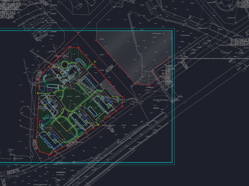 School campus site plan