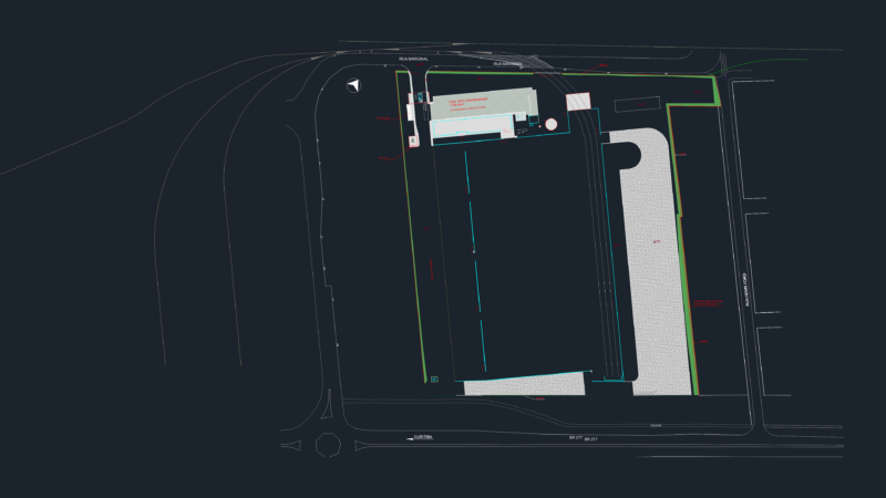 Neo Rex CGD Concrete Grass Block and Klabin Logistics Site Plan