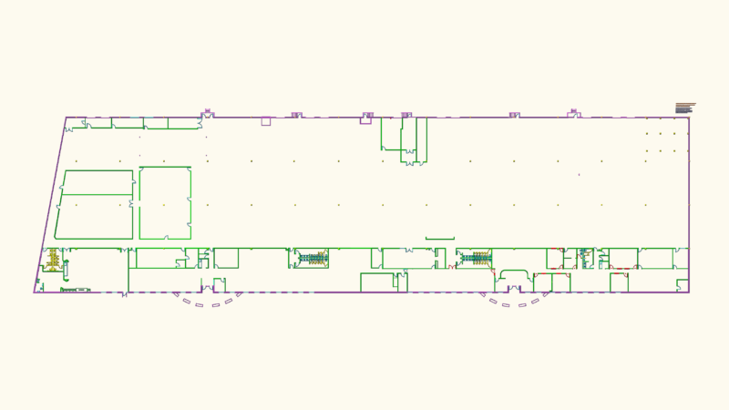 1100 Professional Commercial Office Floor Plan