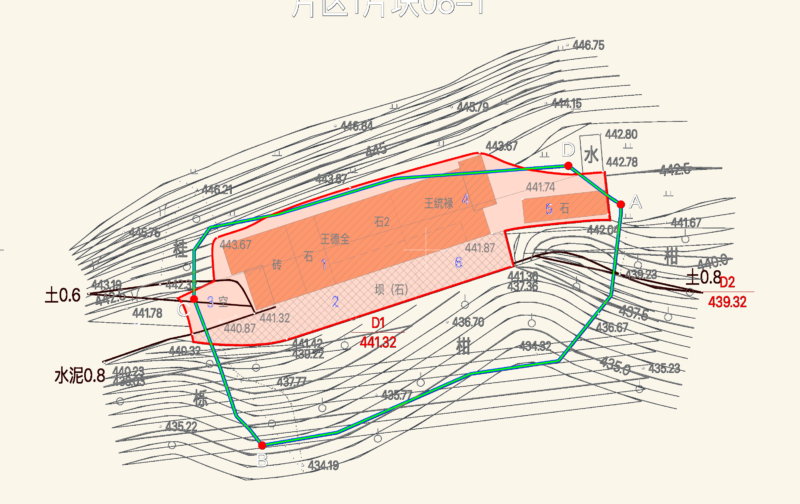 1:500 Rural Land Reclamation and Status Survey Map Set