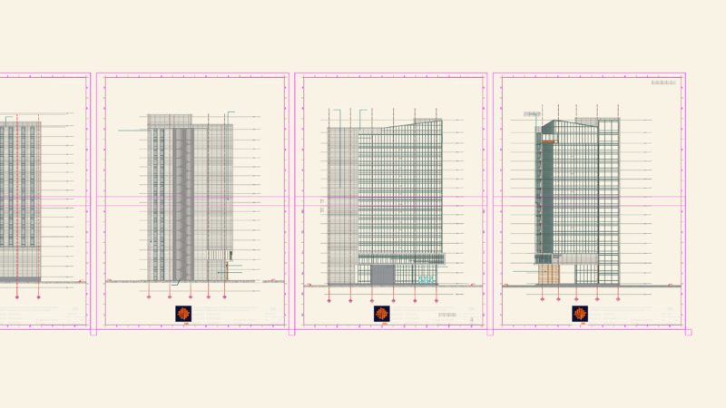 16-Floor Office Building Complete Architectural Set
