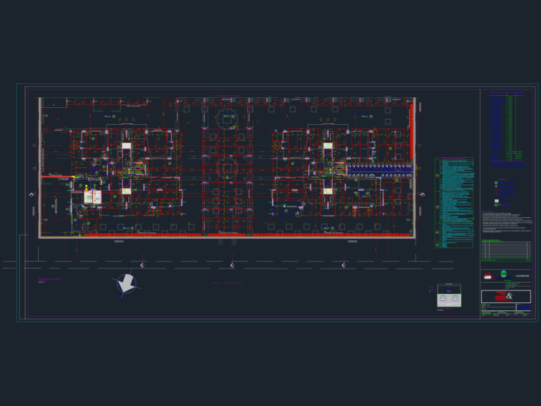 CAD floor plan for a residential sub-basement with parking stalls, vehicle ramps, and utility infrastructure.