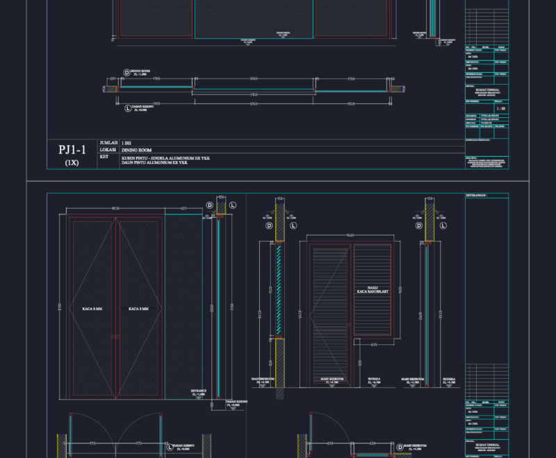 Residential door and window schedule