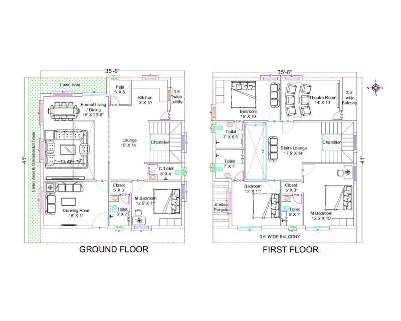 3000sft 4BHK G+1 Duplex Villa