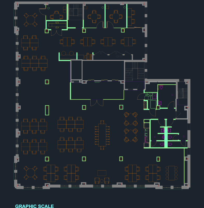 7th Floor Office Layout at 357 Bay Street Toronto