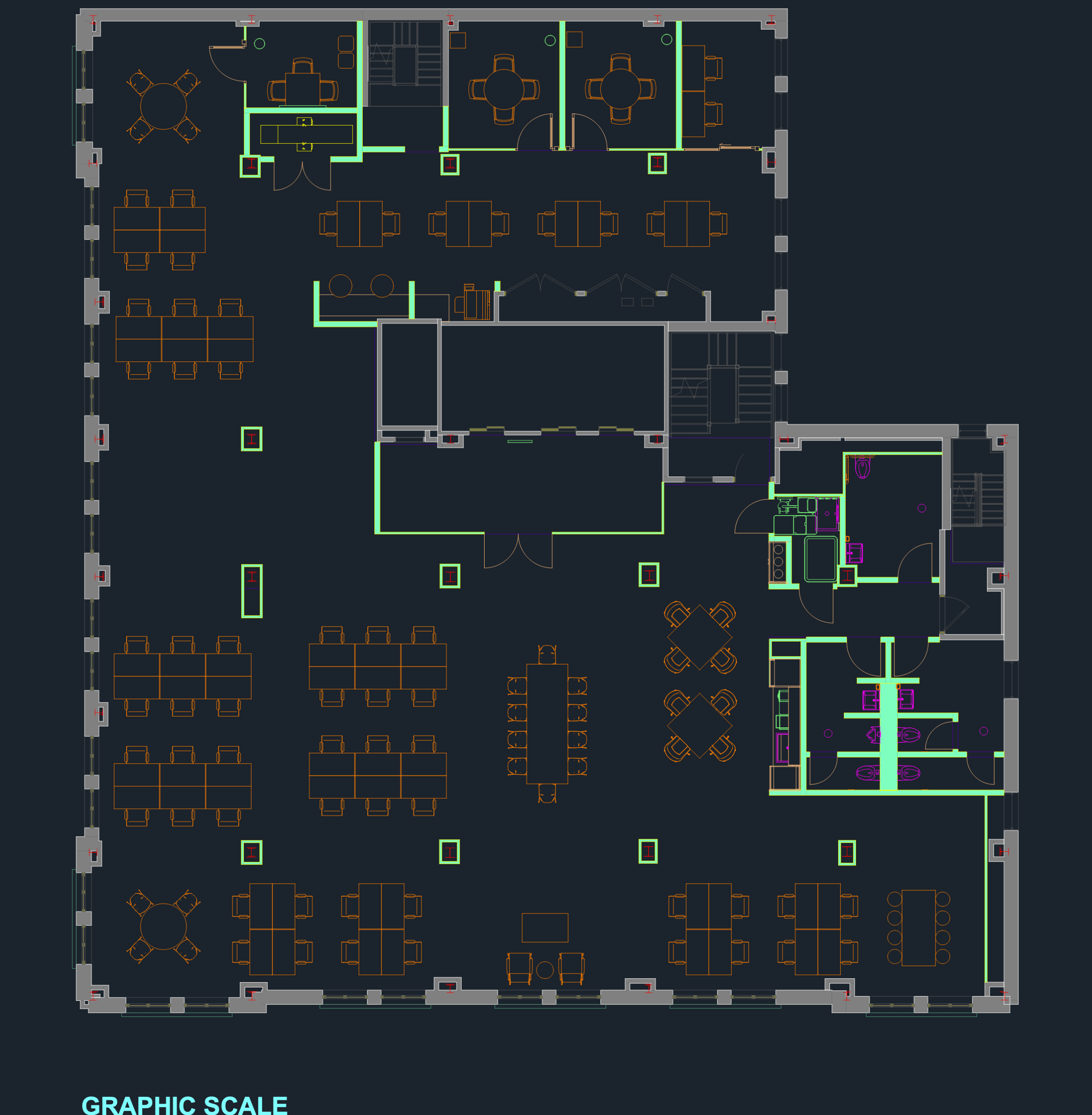 357 Bay St 7th Floor Office Layout DWG | Designs CAD
