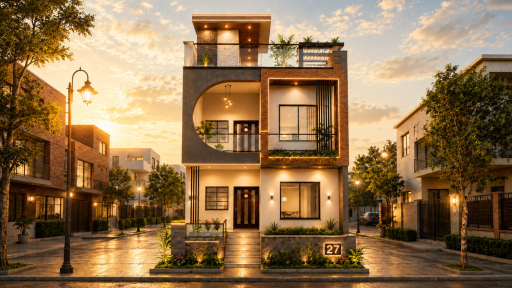 Residential house plan PDF File