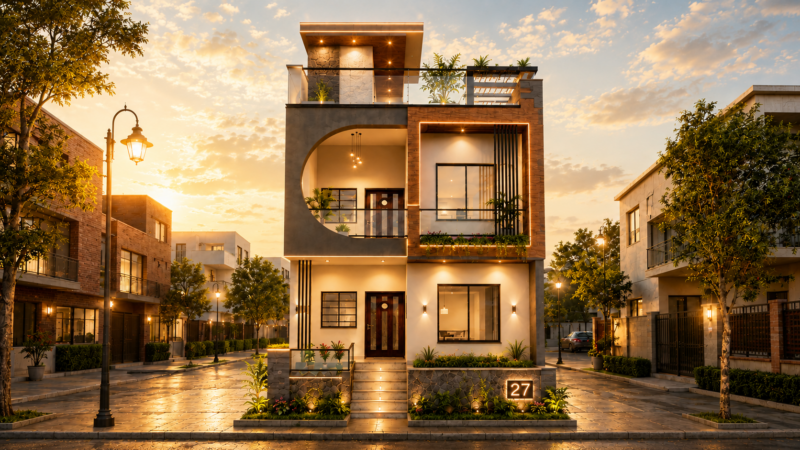 Residential house plan PDF File
