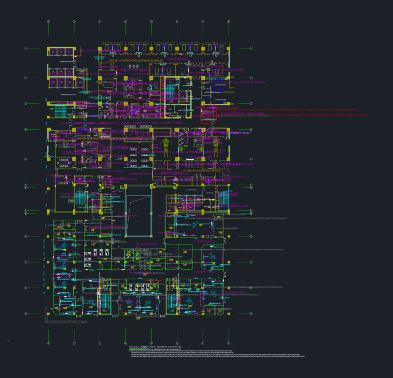 Level 2 Hospital Ward Floor Plan with ICU and DSA Suites