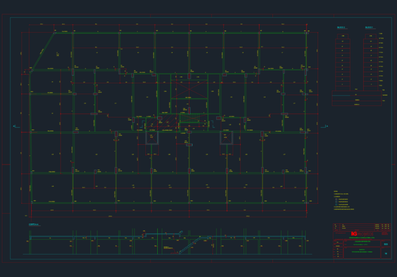 Access Floor Formwork Plan DWG
