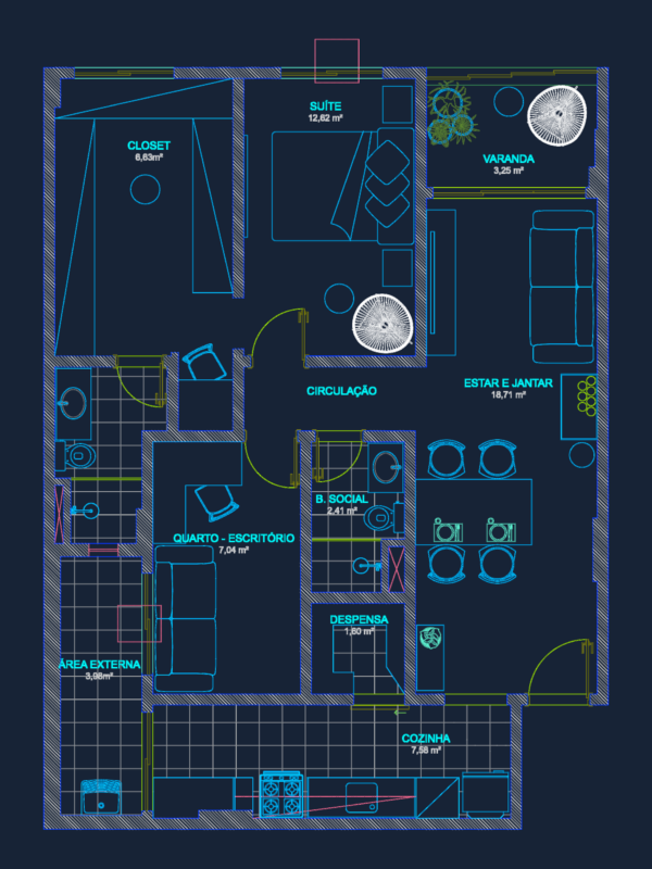 Apartment Renovation Layout Plan