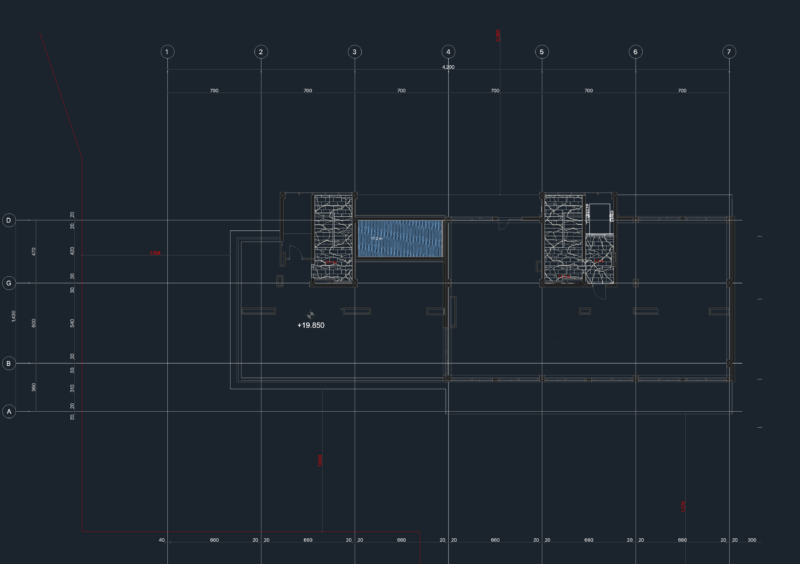 Sixth floor architectural plan